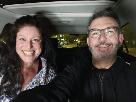 Chicago Horror Film Fest Associate Producer Stephanie Sack and Car Con Carne host James VanOsdol